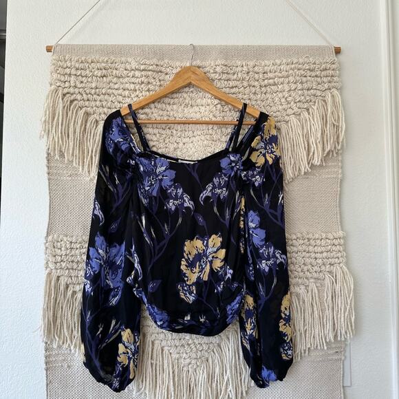 NWT: Ramy Brook Printed Cori Blouse - Picture 1 of 6